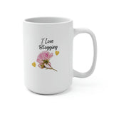 I LOVE BLOGGING - Ceramic Coffee Mug 15oz