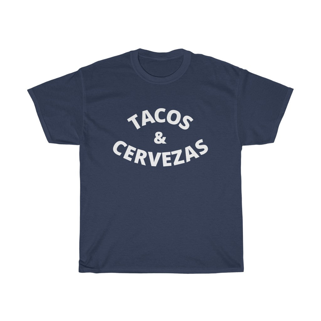 TACOS & CERVEZAS - Unisex Cotton T-shirt