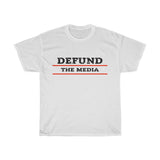 DEFUND THE MEDIA - Unisex Cotton T-shirt