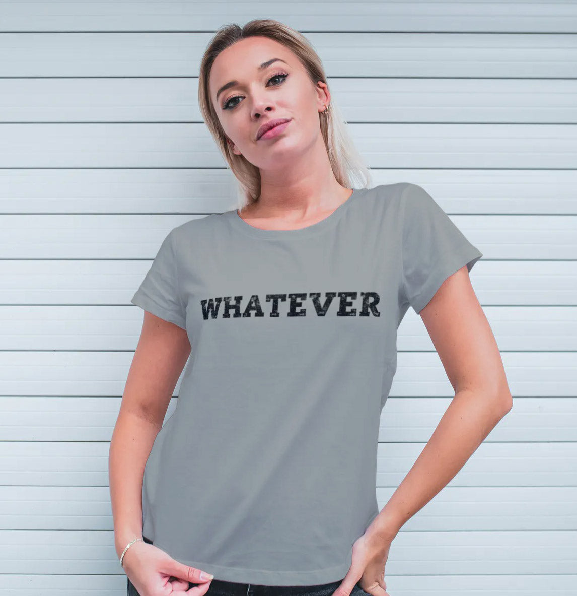 WHATEVER - Unisex Cotton T-shirt