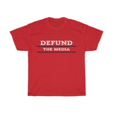 DEFUND THE MEDIA - Unisex Cotton T-shirt