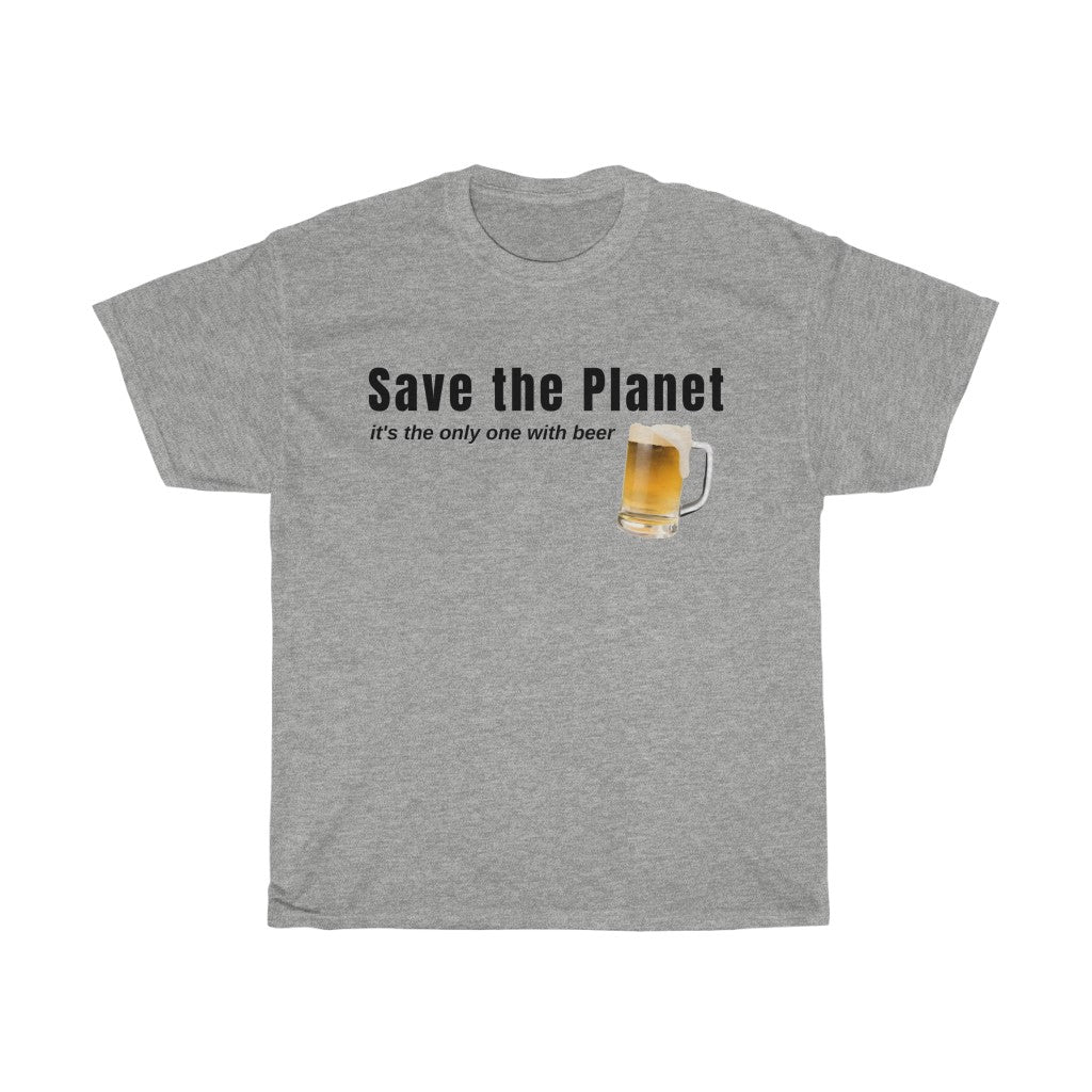 SAVE THE PLANET - Unisex Heavy Cotton Tshirt