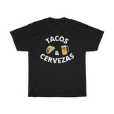 TACOS & CERVEZAS - Men's Cotton T-shirt