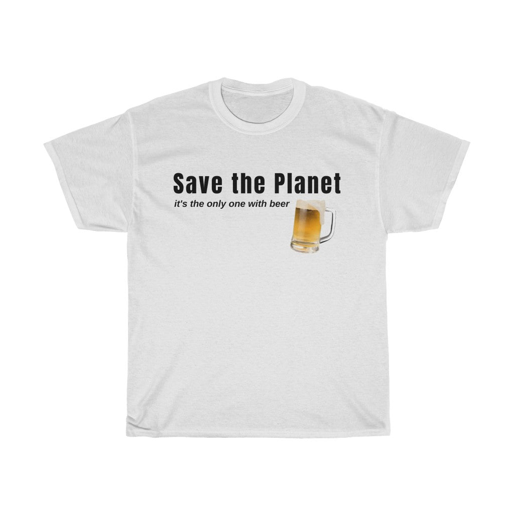 SAVE THE PLANET - Unisex Heavy Cotton Tshirt